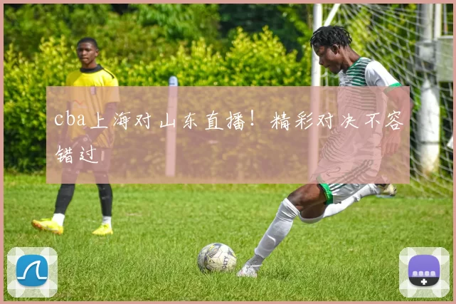 cba上海对山东直播！精彩对决不容错过